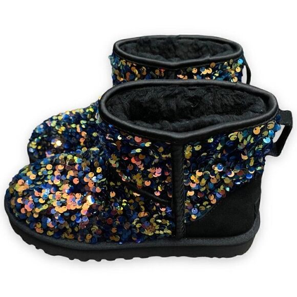 UGGs Classic Mini Stellar Sequin Booties - Picture 10 of 10